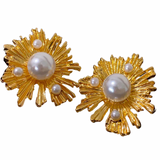 Pearl Star Earring