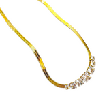 VINCE Herringbone Icy Necklace -